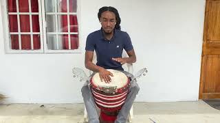 Djembe playing in Trinidad [upl. by Farwell]