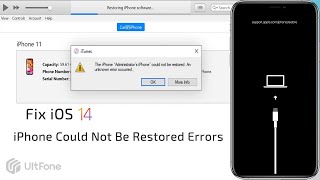 iPhone 14 Supported Quick Fix iPhone Could Not Be Restored Error 4013 3194 4 11 10 [upl. by Clevey]