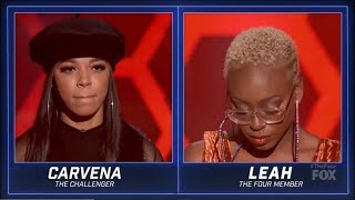 Carvena Jones vs Leah Jenea These Performances would certainly WOW you Season 2 Episode 7 The Four [upl. by Pearse]