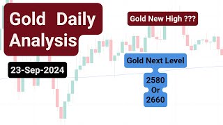 Gold Daily Analysis  23 Sep Gold analysis Today  Gold Technical analysis  Gold Forecast [upl. by Eedyah]