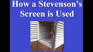 Stevenson Screen Geography [upl. by Nnyletak393]