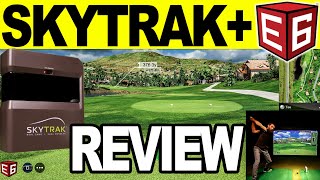 SKYTRAK Golf Simulator REVIEW E6 CONNECT  Playing Jeremy Ranch ⛳🏌 [upl. by Laurice]