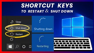 Shut Down  Restart KEYBOARD Shortcut  Shutdown and Restart with Shortcut Keys [upl. by Inat]