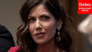 Kristi Noem fires back at reporter quotOh you think soquot [upl. by Hsekar]