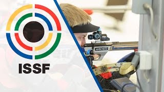 Finals 50m Rifle Prone Men Junior  2015 ISSF Junior Cup in Suhl GER [upl. by Milly930]