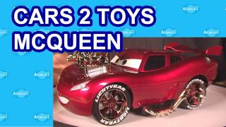 CARS 2 Toys Lightning McQueen World Grand Priz Deluxe RidemakerZ Toy [upl. by Ariaic91]