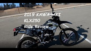 RIDE REVIEW KAWASAKI KLX250 [upl. by Gerita172]