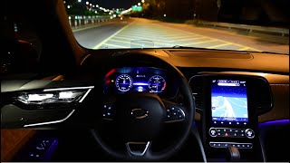 2021 all new Renault Talisman TCE 260 LED Matrix Vision POV night drive [upl. by Larkin]