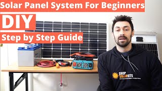 100 Watt Solar Panel Kit Beginner SetUp  How to and Step by Step Solar Kit Instructions [upl. by Oesile]