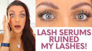 IM QUITTING MY LASH SERUM My Experience With Revitalash [upl. by Leahcimaj640]