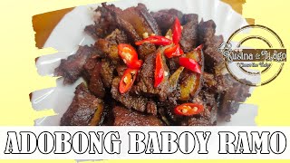 ADOBONG BABOY RAMO  ALINGO  WILD BOAR  EASYTOFOLLOW EXOTIC PORK RECIPE  KUSINA de LAGO [upl. by Panta]