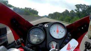 Honda VTR 1000 Topspeed [upl. by Eceryt642]