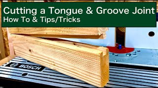 Cutting a Tongue amp Groove Joint  How to amp TipsTricks [upl. by Arual]