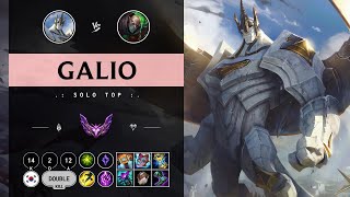 Galio Top vs Singed  KR Master Patch 149 [upl. by Aidyn]