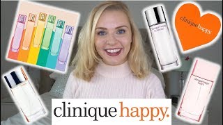 CLINIQUE HAPPY PERFUME RANGE REVIEW  Soki London [upl. by Mada277]