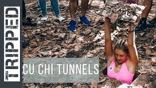 WE WENT INSIDE Cu Chi Tunnels Tour [upl. by Nesila252]