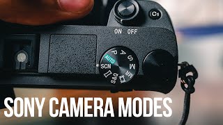 Sony Camera Basics  Understanding Your Camera Dial [upl. by Akenna]