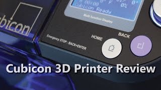 Cubicon Single  3D Printer Review [upl. by Furiya]