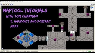 MapTool Tutorial  11 Handouts and Portrait Maps [upl. by Teplica]