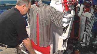 Unipress Hurricane HS2 Training  7 Steps to Press a Shirt [upl. by Alon]