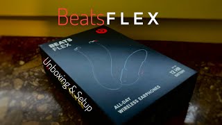 Beats Flex  Unboxing and Setup [upl. by Etyam]