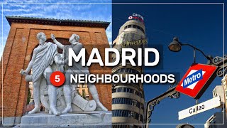 ➤ the top 5 areas for your stay in MADRID 🏨 🇪🇸 013 [upl. by Templer661]