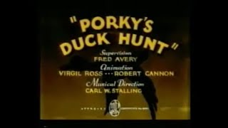 Looney Tunes 1937 “Porky’s Duck Hunt” P3  Warner Bros Pictures [upl. by Sheilah16]