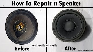 How to Repair Speaker at Home [upl. by Mercorr516]