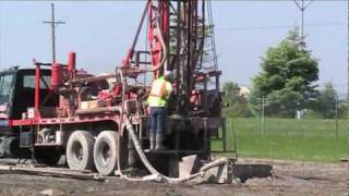 OU HHB Geothermal Ground Loop Installation Video May 2010mp4 [upl. by Eellek112]