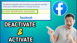 HOW TO DEACTIVATE AND ACTIVATE FACEBOOK ACCOUNT 2022 PAANO MAG DEACTIVATE AT ACTIVATE NG ACCOUNT [upl. by Rednaeel814]