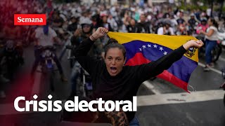 Venezuela en caos Este es el panorama tras el robo electoral de Maduro [upl. by Gratt939]