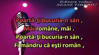 Măi române românaş karaoke [upl. by Lehcem]