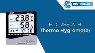 HTC 288ATH Thermo Hygrometer  Instrukart [upl. by Adirf342]