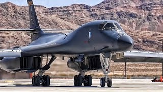 B1B Lancer Compilation • Taxi • Takeoff • Aerial • Landing [upl. by Inahteb884]