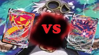 Pokemon TCG  Eternatus VMAX Deck VS Centiskorch VMAX Deck  Darkness Ablaze [upl. by Inuat]