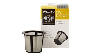 Keurig My KCup Reusable Coffee Filter Unboxing And Review [upl. by Maison]