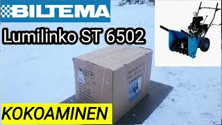 BILTEMA LUMILINKO ST 6502 KOKOAMINEN JA KÄYTTÖÖNOTTO [upl. by Akeirahs616]