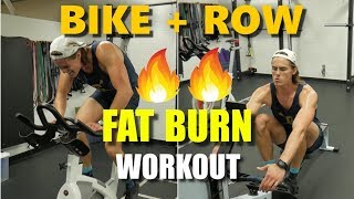 Fun Rowing and Cycling HIIT WORKOUT [upl. by Pebrook]