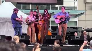 The Burnett Sisters Band City Plaza Youth Stage IBMA Raleigh NC September 30 2023 [upl. by Garretson855]