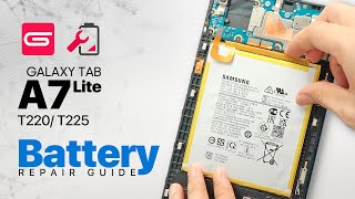 Samsung Galaxy Tab A7 104 T500 T505 Battery Replacement [upl. by Gnauq]