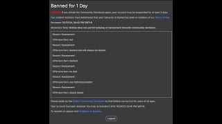 I got banned on Roblox [upl. by Reklaw]