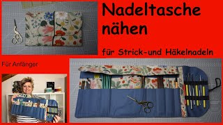 Schöne Tasche für deine Strickund Häkelnadeln 😊 [upl. by Akema]