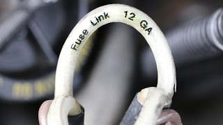 How to Replace a Fusible Link Car wont Start [upl. by Larentia515]