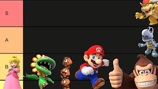 Ranking Every Mario Character [upl. by Anirbes898]