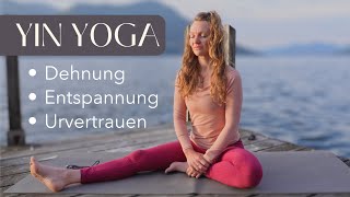 Yin Yoga am Abend I Element Wasser I Angst vs Urvertrauen [upl. by Streetman]