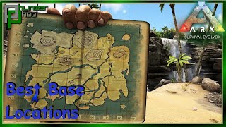 Ark Basics  Best Of  Base Locations on The Island Map [upl. by Titos]