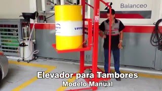 Elevador para Tambores 200 L  HPC TECNOLOGIAS [upl. by Sergei773]