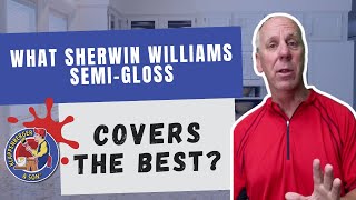 What Sherwin Williams SemiGloss Covers The Best By Klappenberger amp Son [upl. by Siraved]