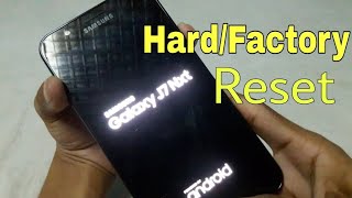 How to Hard ResetFactory Restore Samsung Galaxy J7 Nxt [upl. by Henarat]