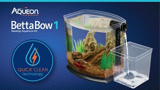 Aqueon BettaBow 1 Gallon with Quick Clean [upl. by Zzaj]